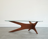 Adrian Pearsall for Craft Associates Asymmetric Walnut Coffee Table, C. 1950s