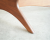 Adrian Pearsall for Craft Associates Asymmetric Walnut Coffee Table, C. 1950s