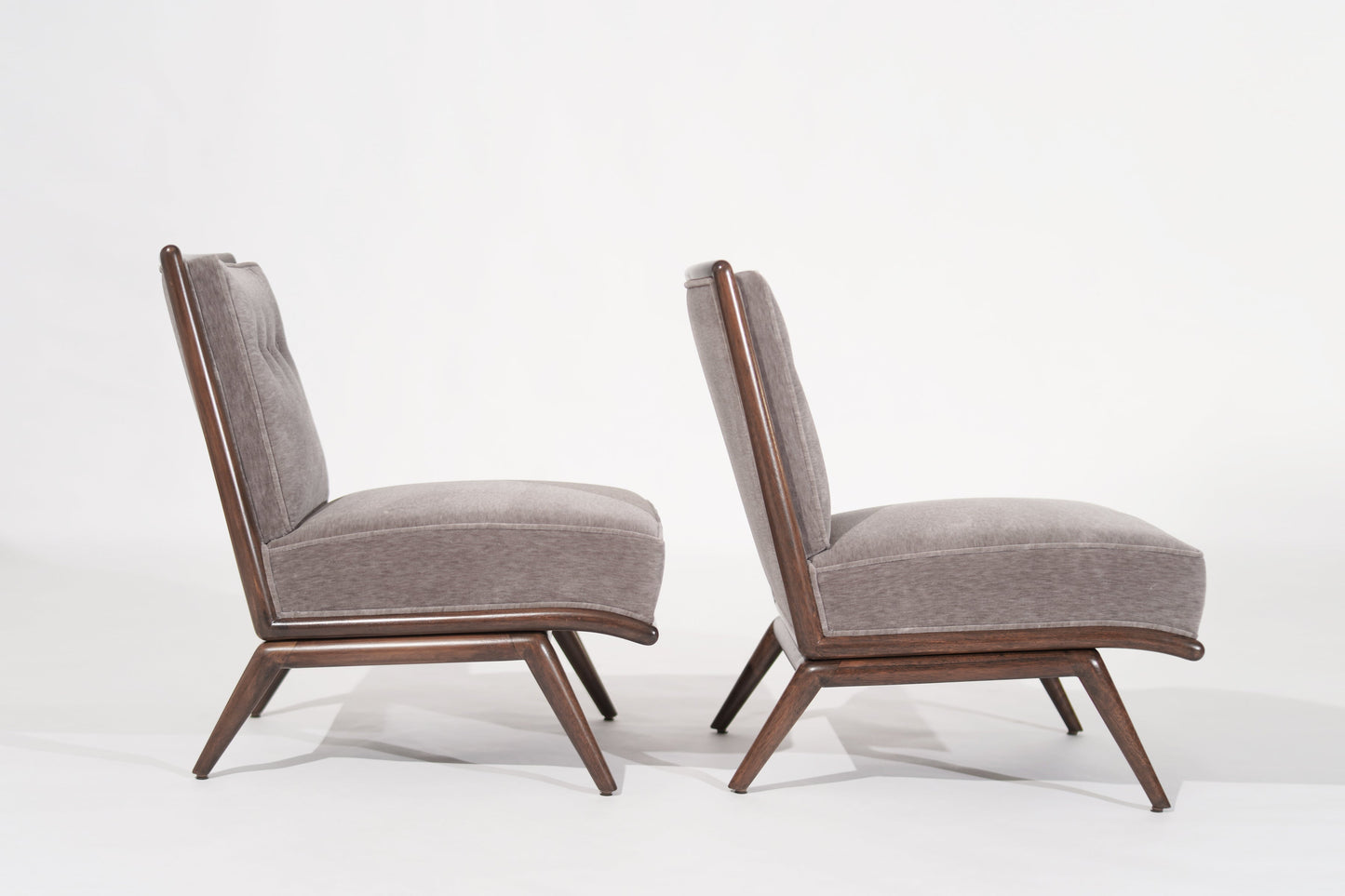 Set of Slipper Chairs by T.H. Robsjohn-Gibbings for Widdicomb, C. 1950s