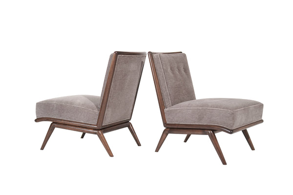 Set of Slipper Chairs by T.H. Robsjohn-Gibbings for Widdicomb, C. 1950s