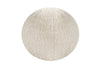 Orb Accent Pillow in Ivory Cream Alpaca by Holly Hunt
