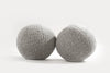 Orb Accent Pillow in Slate Grey Alpaca by Holly Hunt