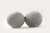 Orb Accent Pillow in Slate Grey Alpaca by Holly Hunt