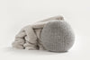 Orb Accent Pillow in Slate Grey Alpaca by Holly Hunt