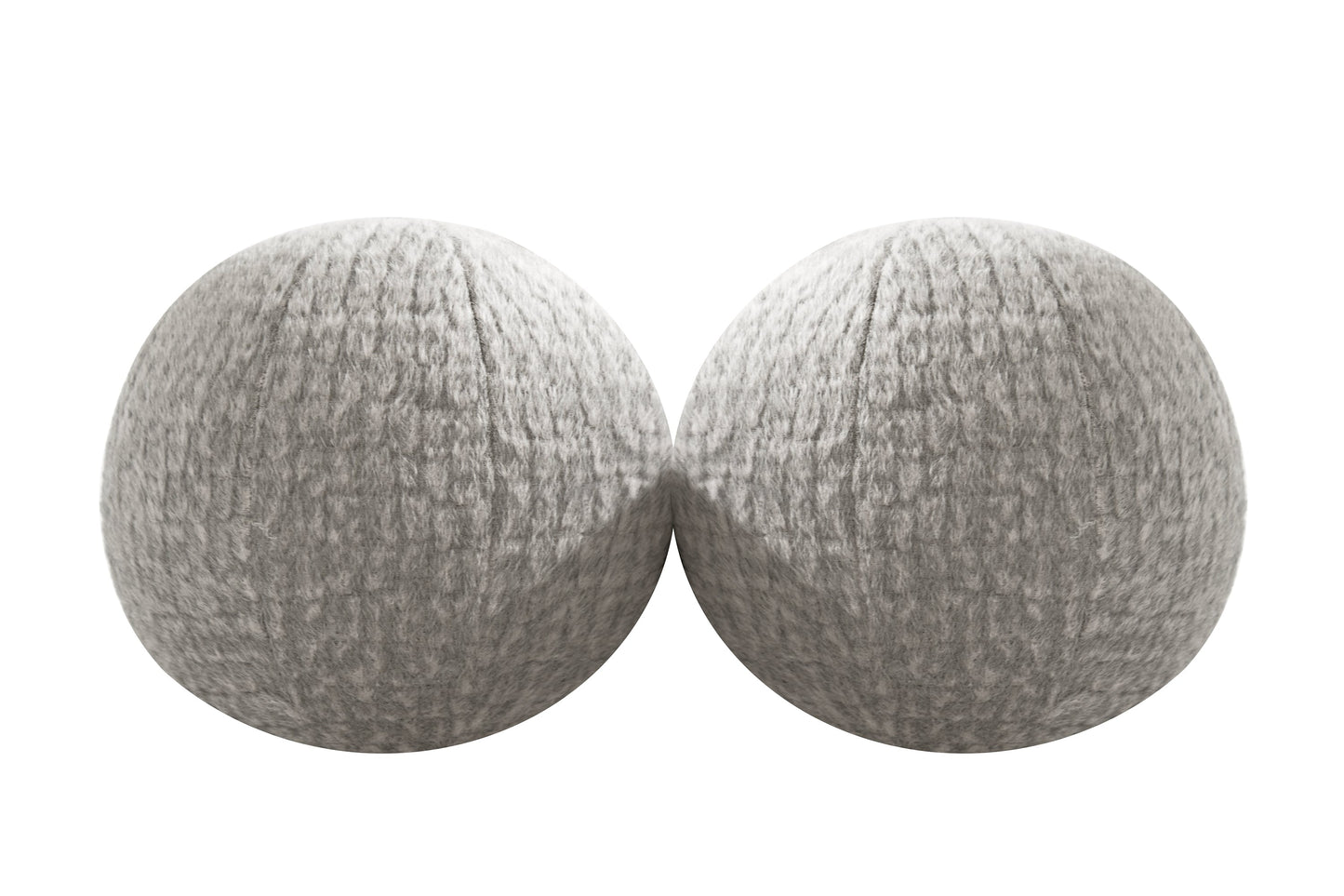 Orb Accent Pillow in Slate Grey Alpaca by Holly Hunt