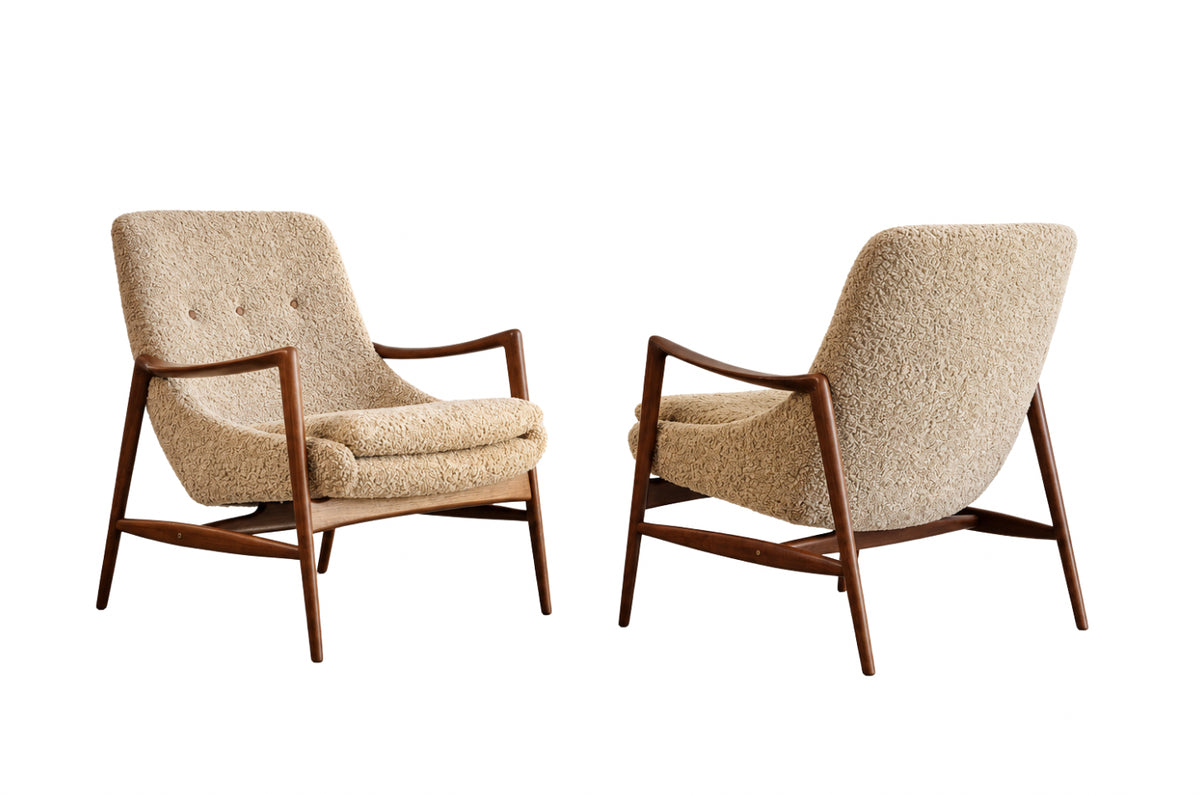 Set of Lounge Chairs by Rolf Rastad and Adolf Relling, Norway, 1950s
