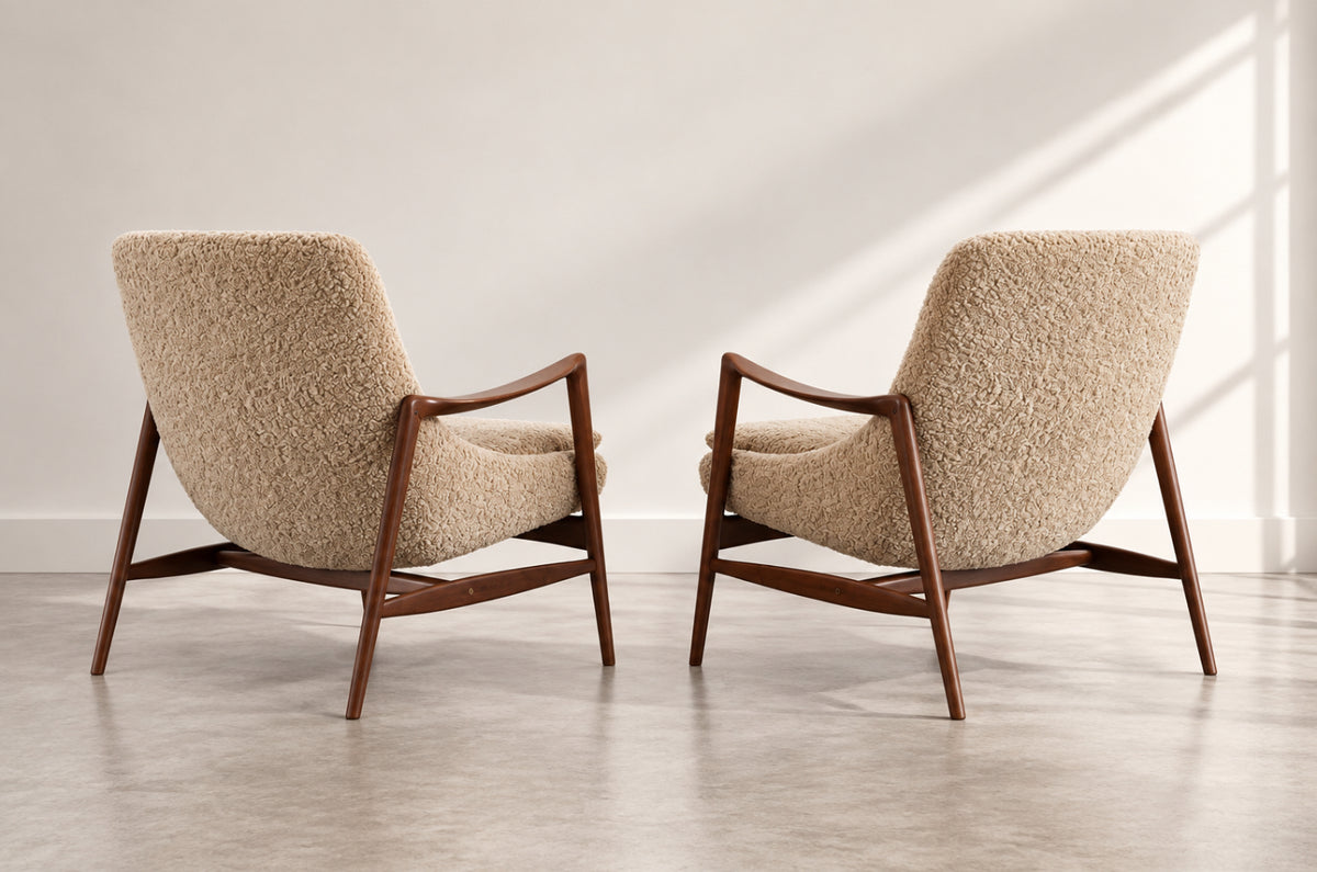 Set of Lounge Chairs by Rolf Rastad and Adolf Relling, Norway, 1950s