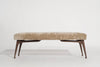 Sculptural ICO Bench Series 60 in Natural Walnut