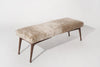 Sculptural ICO Bench Series 60 in Natural Walnut