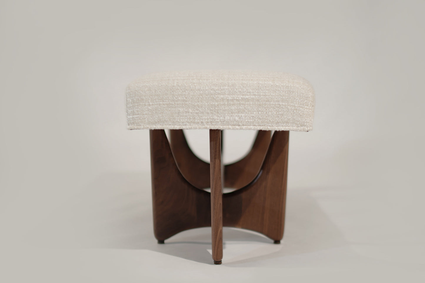 Artisanal Bench in Natural Walnut