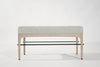 Linear Bench in White Oak Series 36