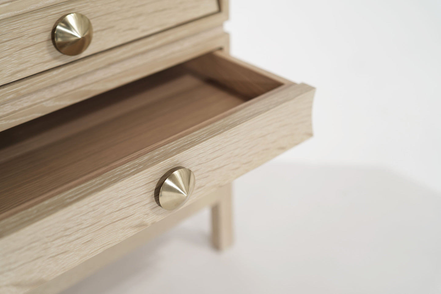 Stacked Nightstands in Limed Oak