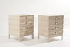 Stacked Nightstands in Limed Oak