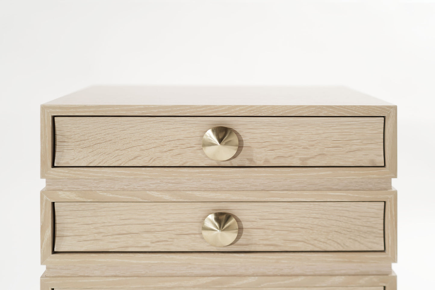 Stacked Nightstands in Limed Oak