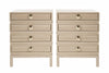 Stacked Nightstands in Limed Oak