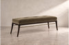Sabre Leg Bench Series 60 in Espresso Walnut