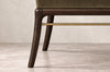 Sabre Leg Bench Series 60 in Espresso Walnut