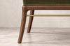 Sabre Leg Bench Series 60 in Natural Walnut