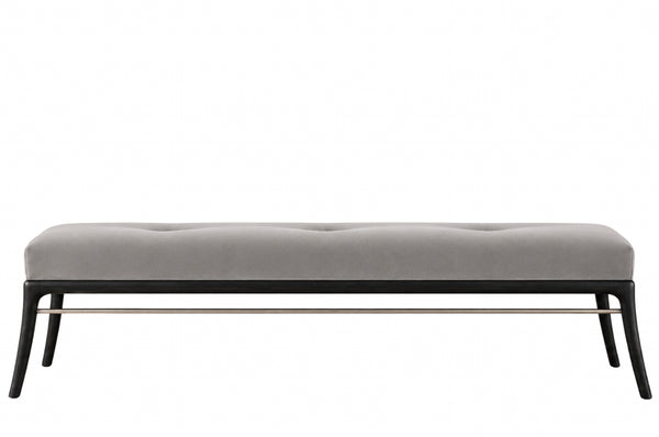 Sabre Leg Bench Series 72 in Blackout Oak
