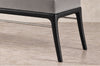 Sabre Leg Bench Series 72 in Blackout Oak