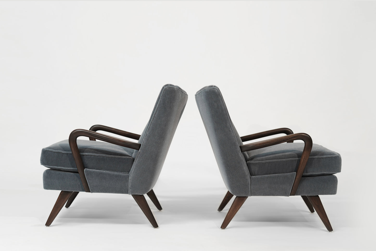 Howard Keith “Bambino” Lounge Chais in Mohair, England, C.1950s