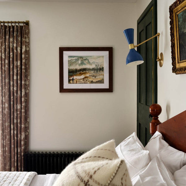 Ludo Articulating Wall Lamp (Brushed Brass, Greece) — Interior and Photo by Sean Litchfield