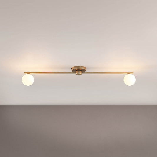 Segment Flushmount (Natural Brass)