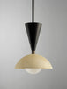 Molto Pendant (Dark Bronze Enamel, Black, Crema)