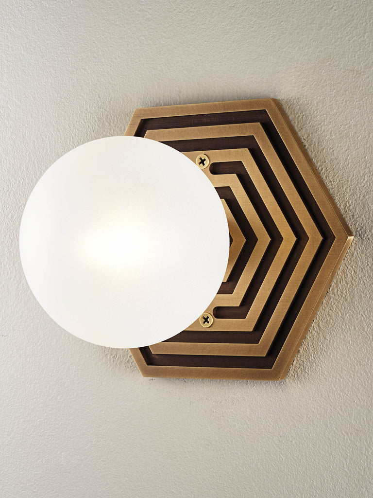 Mira Hex (Natural Brass)