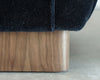 Mohair and Walnut Stools by Karl Springer, C. 1980s