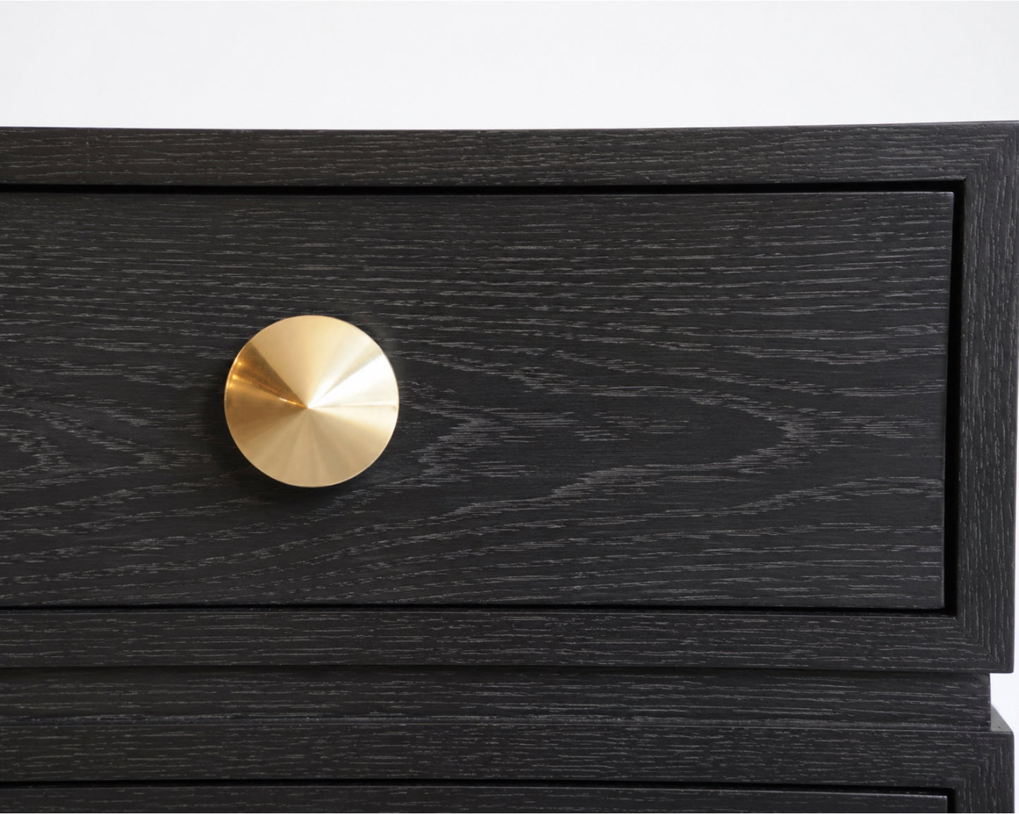Stacked Dresser in Black Ceruse Oak