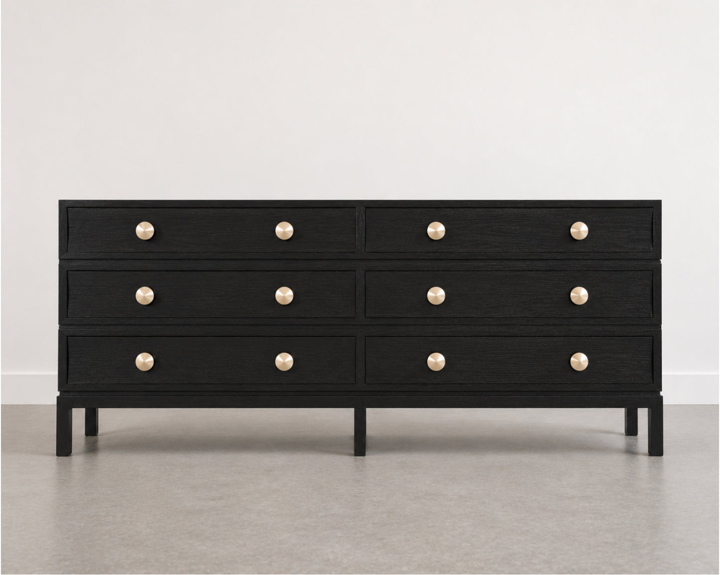 Stacked Dresser in Blackout Oak