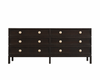 Stacked Dresser in Espresso Walnut