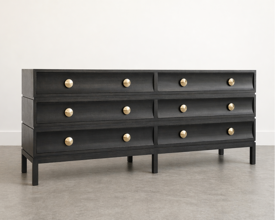 Stacked Dresser in Espresso Walnut