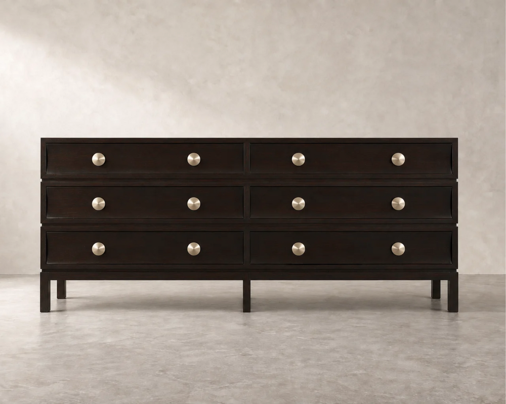 Stacked Dresser — Espresso Walnut Floor Sample | Ready to Ship