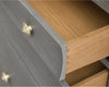 Stacked Dresser in Gray Ceruse Oak