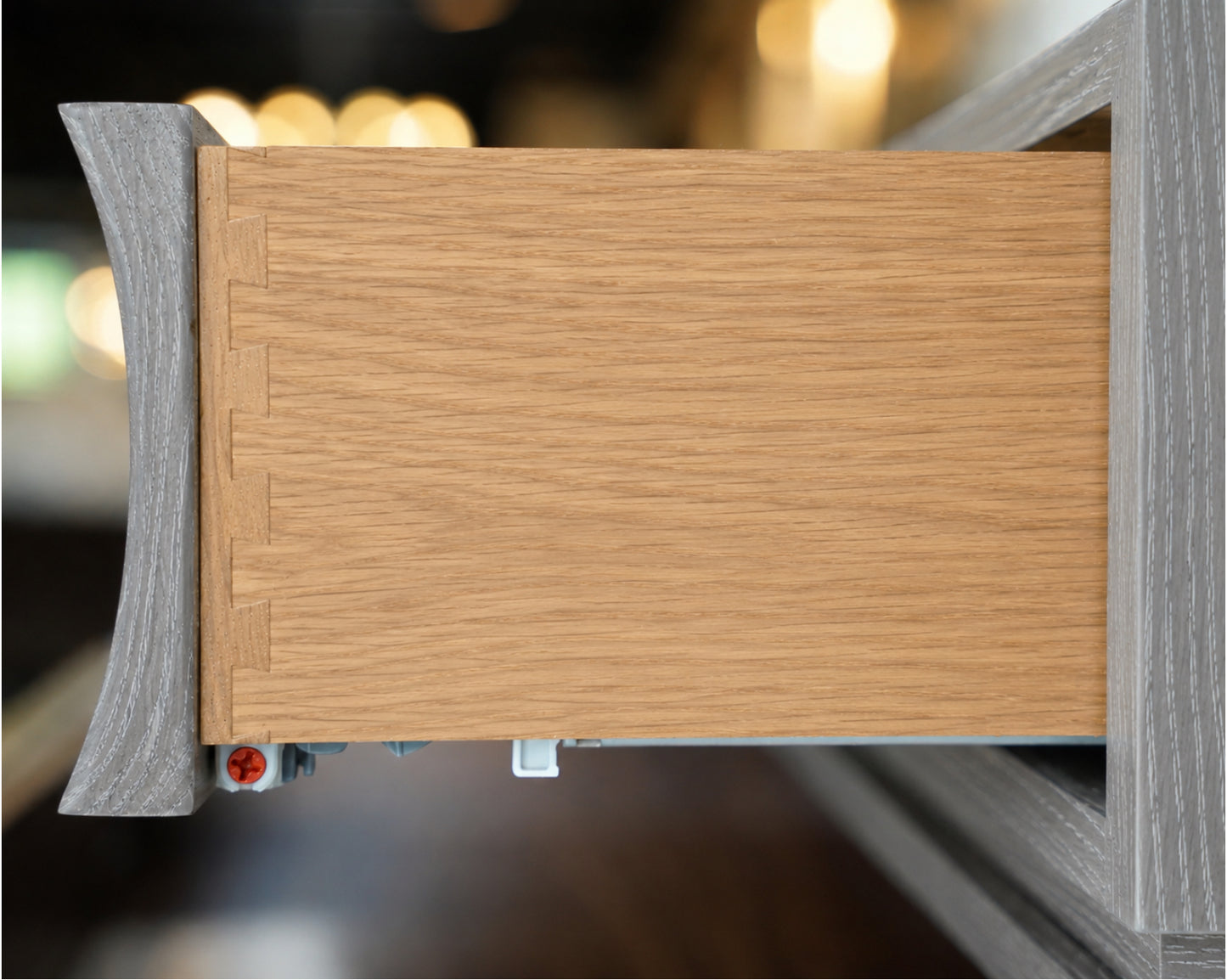 Stacked Dresser in Gray Ceruse Oak
