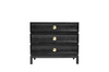 Stacked Nightstands in Black Ceruse