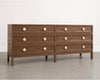 Stacked Dresser in Natural Walnut