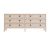 Stacked Dresser in White Oak