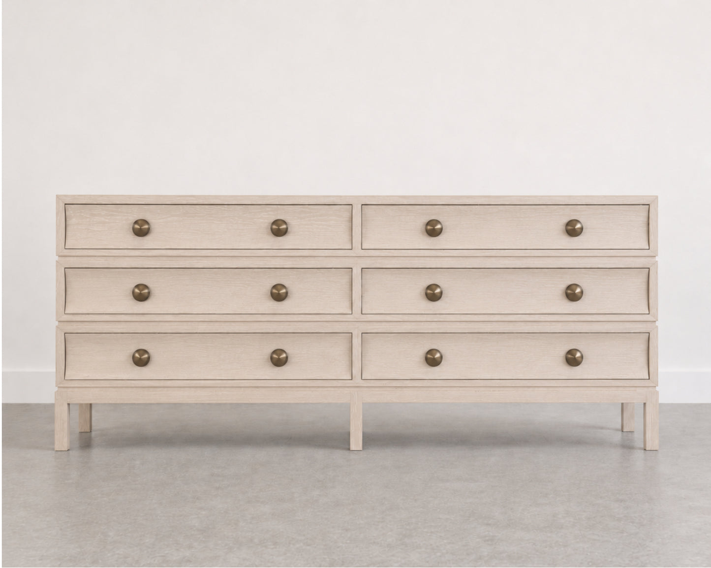 Stacked Dresser in White Oak