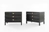Stacked Nightstands in Black Ceruse