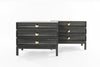 Stacked Nightstands in Black Ceruse