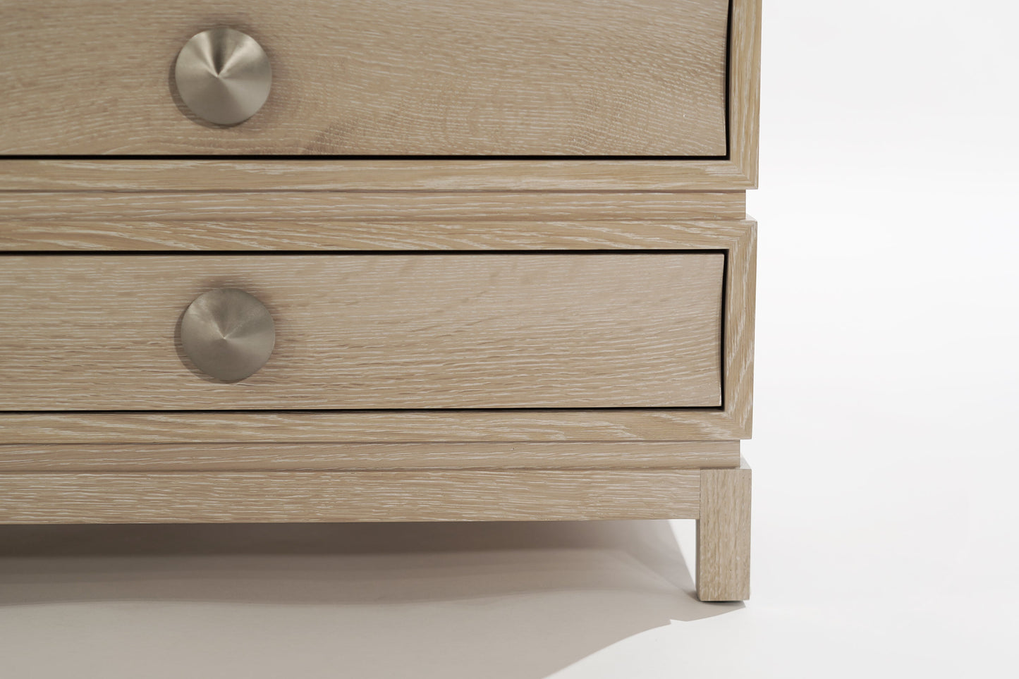 Stacked Chest of Drawers in Limed Oak