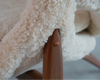 Sculptural Lounge Chairs in Shearling by Luigi Tiengo, Canada, C. 1960s