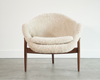 Sculptural Lounge Chairs in Shearling by Luigi Tiengo, Canada, C. 1960s