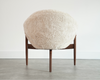Sculptural Lounge Chairs in Shearling by Luigi Tiengo, Canada, C. 1960s