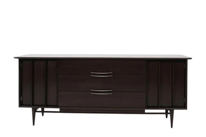 Eloquence Credenza in Dark Walnut by Kent Coffey, circa 1950s