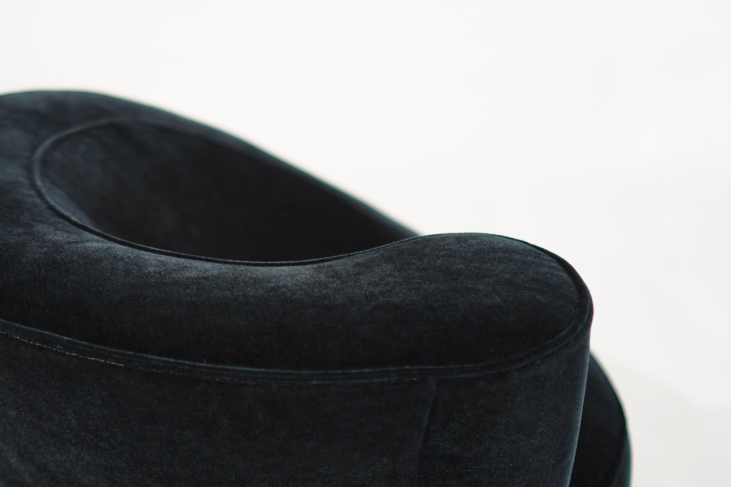 Set of Corkscrew Swivel Lounge Chairs by Vladimir Kagan in Mohair. C. 1970s