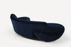 Cloud Sofa by Vladimir Kagan for Directional in Navy Blue Alpaca Velvet